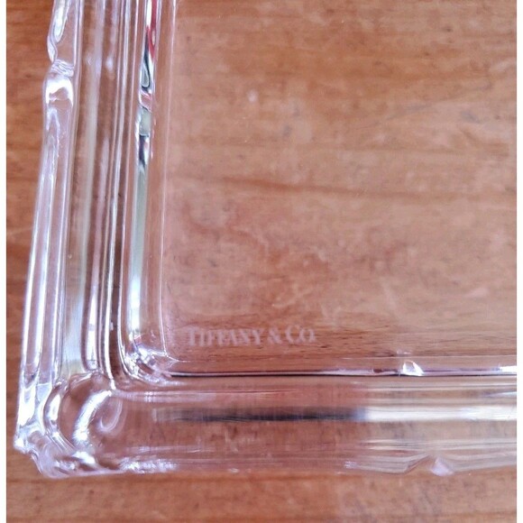 Tiffany & Co Crystal Placido Domingo 40 Year Commemorative Bamboo Trinket Box - Picture 8 of 8
